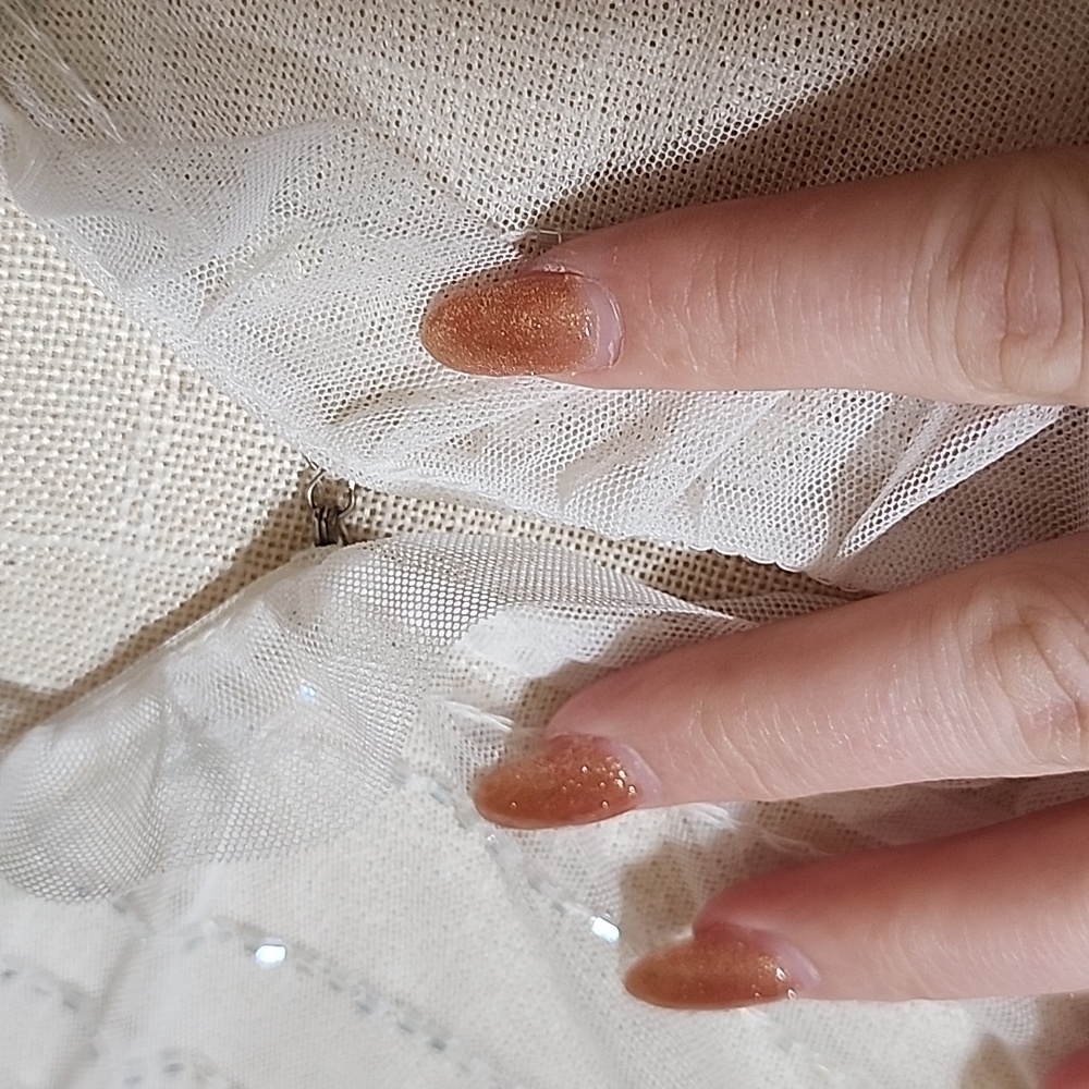 Aurelia's Designs Carmel Boutique Handmade White Sheer Top Blouse Fairycore - Picture 8 of 11